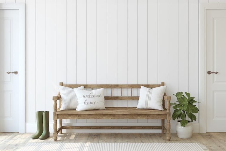 shiplap wall living space