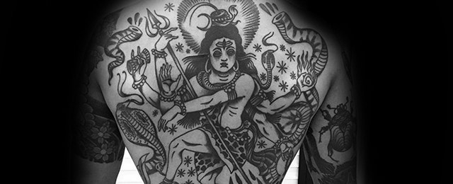 Shiva Tattoo Designs For Men