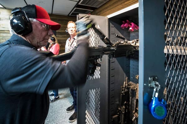 shooting range use weapon