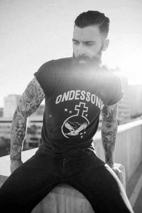 Short Cool 1950s Greaser Hair For Males