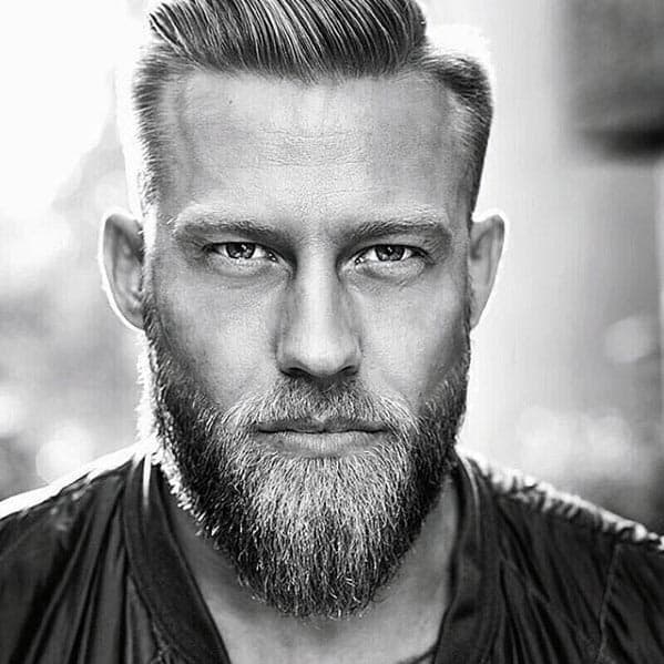Short Hair With Medium Length Beard Male Style Ideas