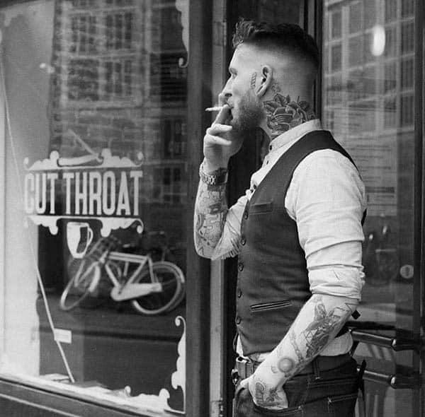 Short Length Mens High Fade Hair