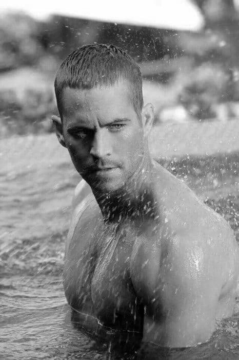 Short Modern Caesar Haircut Men