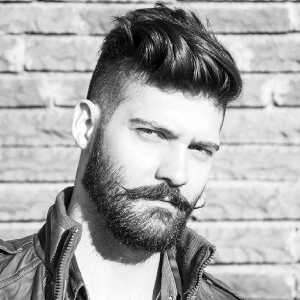 Short Thick Hair Round Face For Guys