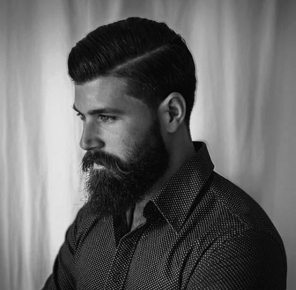 Short To Medium Hard Part Haircuts For Guys