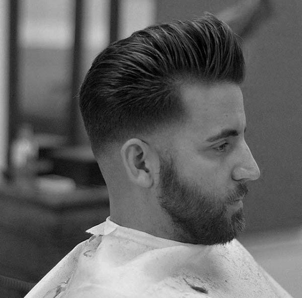 Short To Medium Length Mens Hairstyles For Thick Hair Pompadour