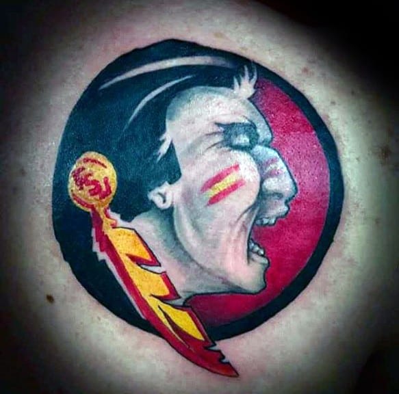 Shoulder Blade Mens Cool Fsu Tattoo Ideas