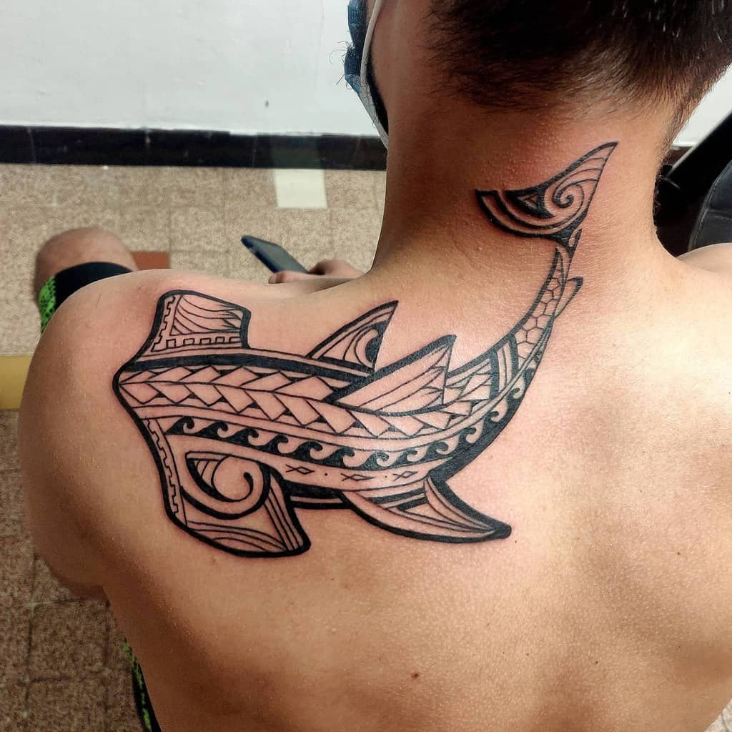 shoulder polynesian tribal tattoo tattooboutic