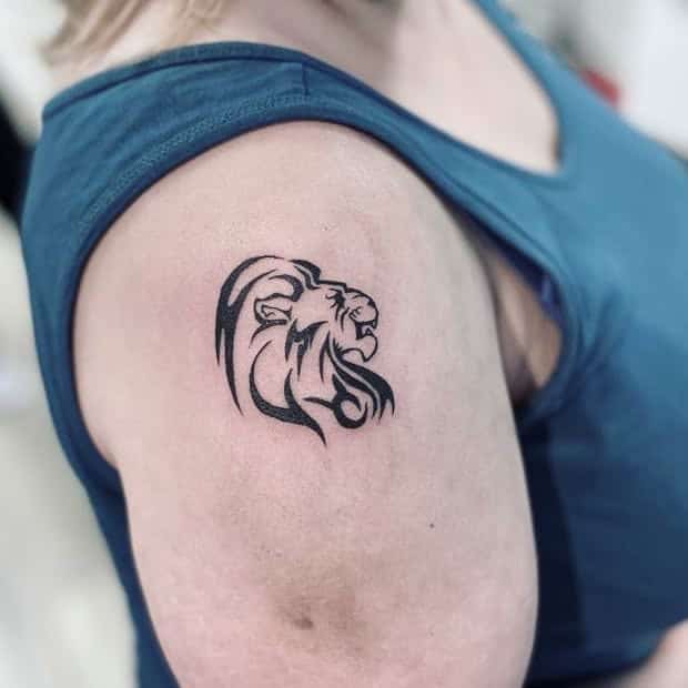 shoulder simple tribal tattoos tyttitattoo