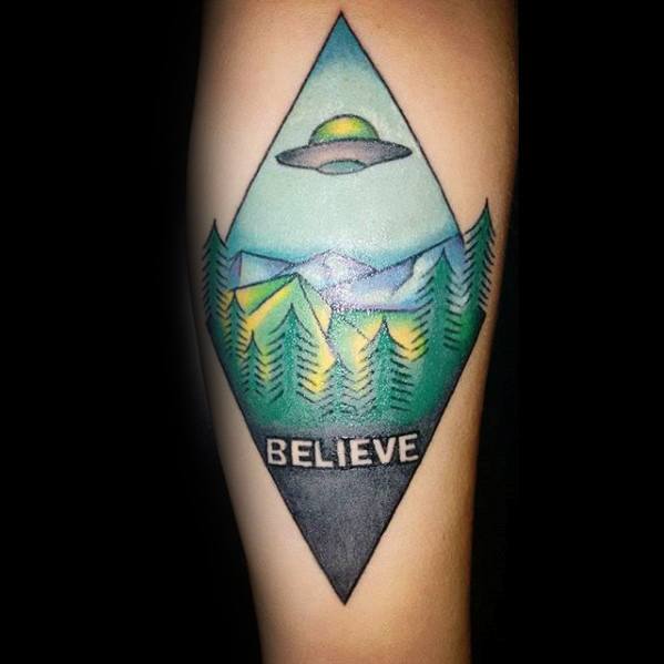 Si Want To Believe I Want To Believe Male Tattoo Ideas