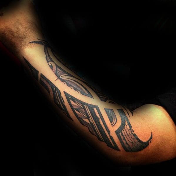 Sick Arm Tribal Tattoo Design Ideas For Males