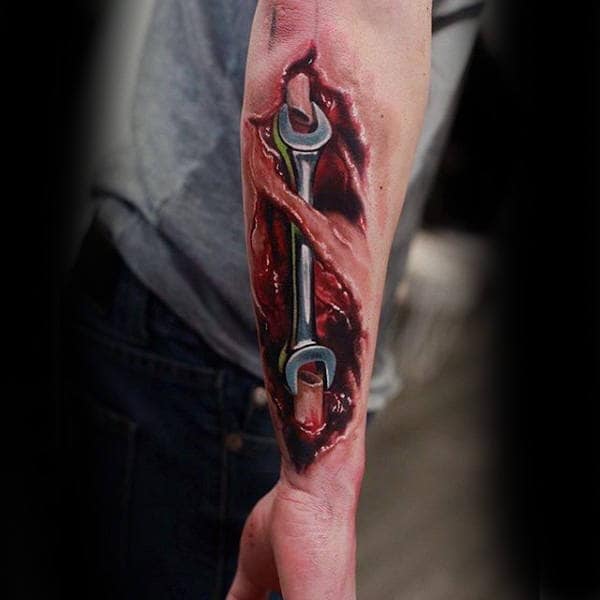 Sick Tattoo Of Tool On Skin Tattoo Male