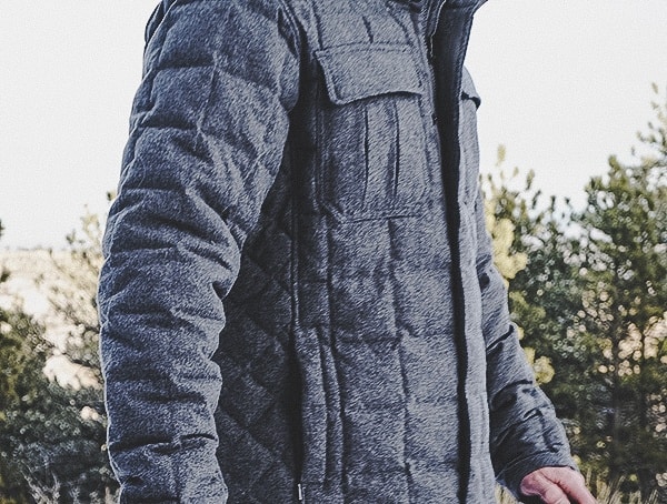 Side Review Nau Clothing Utility Mens Wool Down Jacket
