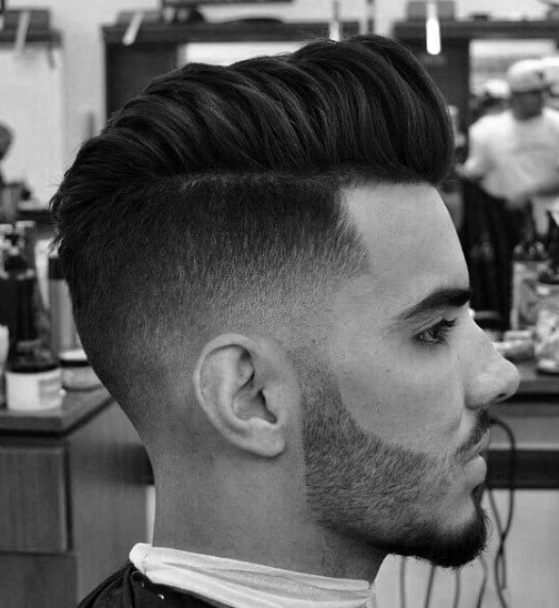 Side Shaved Hairstyle For Men