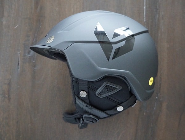 Side View Bolle Instinct Mips With B Brand Decal On Helmet