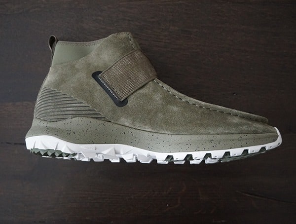 Side View Burnt Olive Teva Peralta Chukka Boots For Men