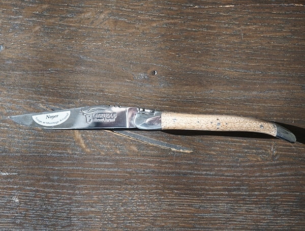 Side View Laguiole Honore Durand Ld1kw Knife With Polished Blade