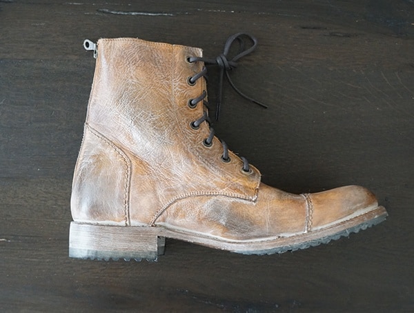 Side View Mens Leather Boots Bed Stu Protege