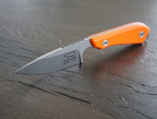 Side View One White River Knife And Tool M1 Backpacker Pro