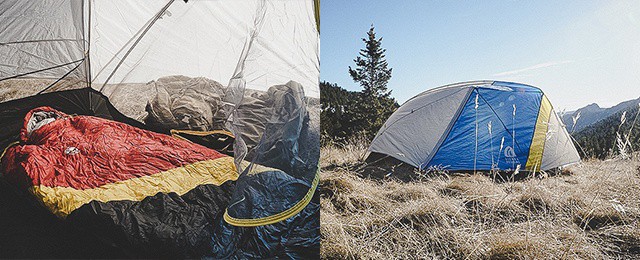 Sierra Designs Nitro 800 20 Degree Sleeping Bag Sweet Suite 3 Tent Review