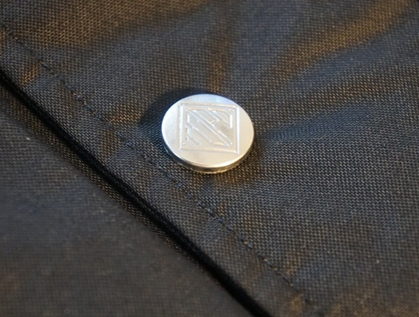 Silver Logo Snap Button Detail Topo Designs Mountain Jacket For Men
