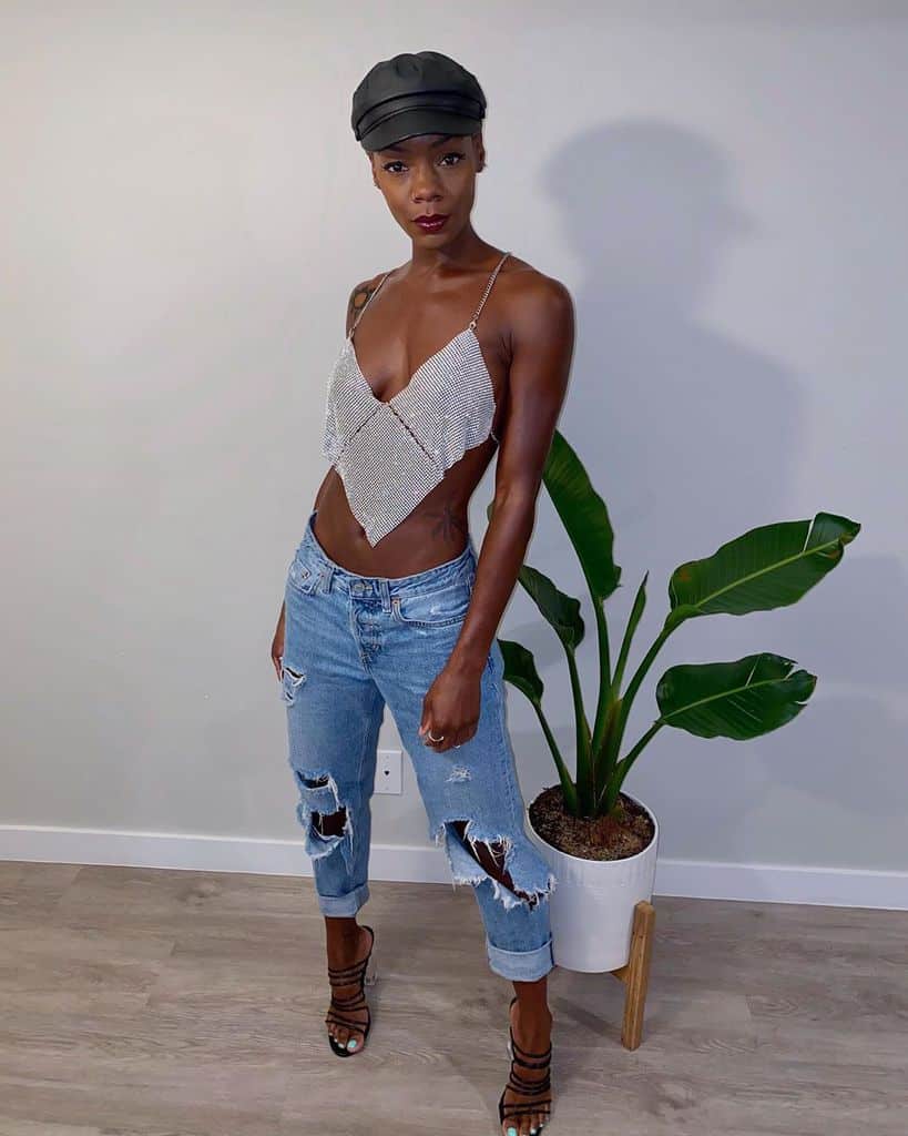 Silver Top Club Outfit