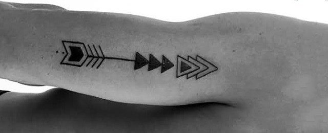 Simple Arrow Tattoo Designs For Men