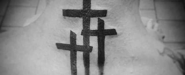 Simple Cross Tattoos For Men