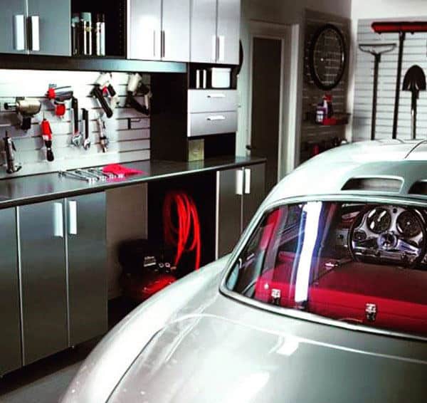 heavy-duty stainless steel garage storage 