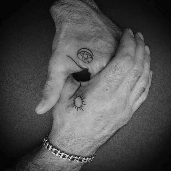 Simple Hand Tattoos Male
