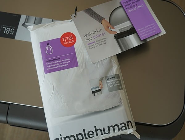 Simple Human 58 Liter Rectangular Trash Can Bags