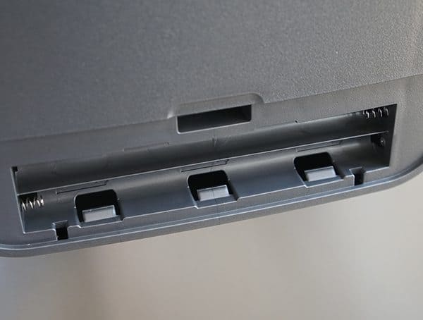 Simple Human 58 Liter Rectangular Trash Can Battery Compartment