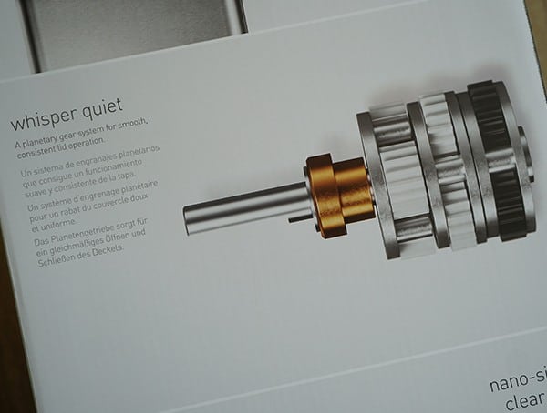 simplehuman 58 Liter Rectangular Trash Can Whisper Quiet Motor Details