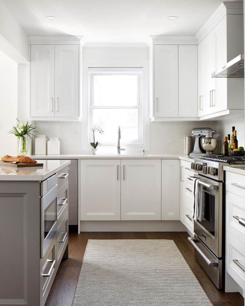 simple white kitchenette ideas