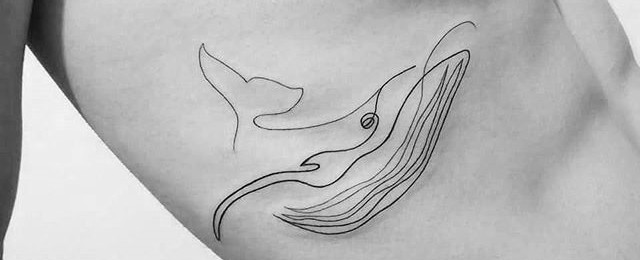 Simple Line Tattoos For Men