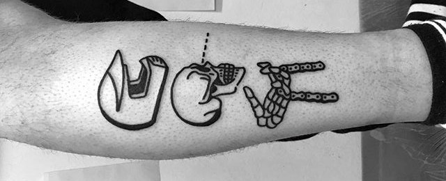 Simple Skull Tattoos For Men