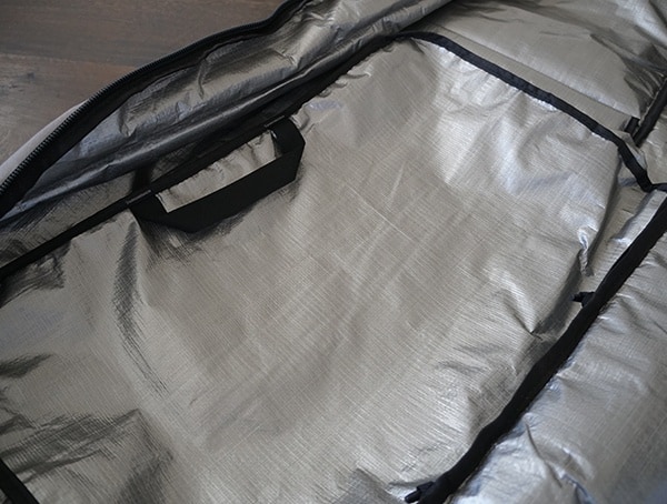 Ski Boot Bag Inside Of Dakine Fall Line Ski Roller Bag