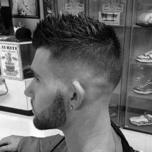 Skin Fade Fauk Hawk Hairstyle For Guys