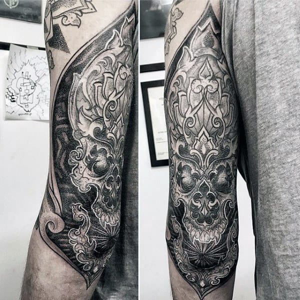 Skull Amazing Arm Tattoos For Men