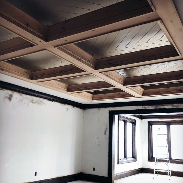 Sleek Coffered Ceiling Ideas