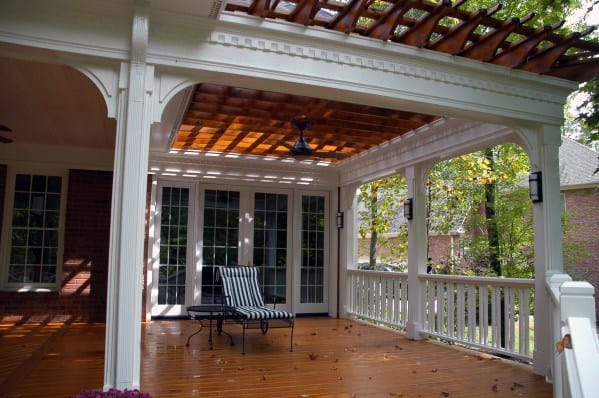 lattice pergola roof 
