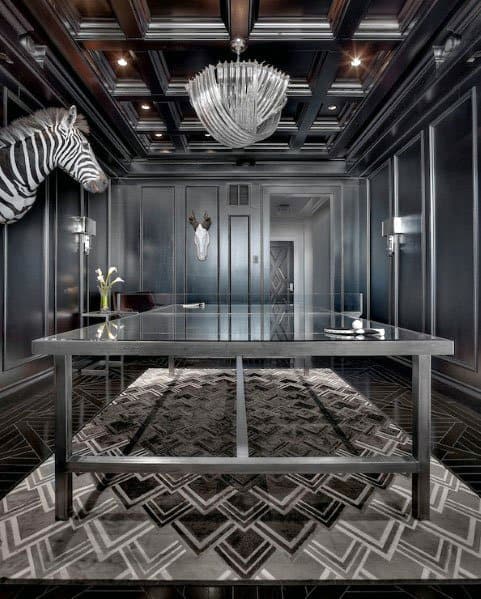 contemporary metallic decor
