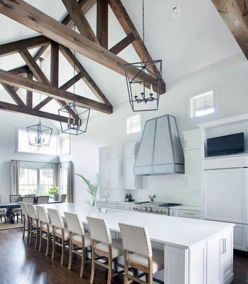 Sleek Vaulted Ceiling Ideas