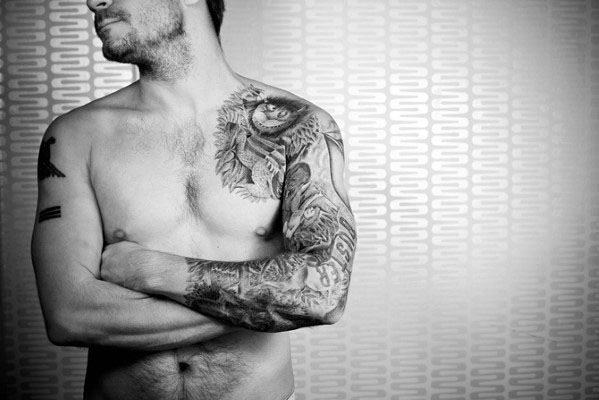 Sleeve Manly Guys Where The Wild Things Are Book Themed Tattoos