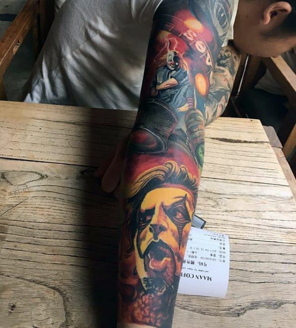 Sleeve Slipknot Mens Tattoo Ideas