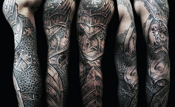 Sleeve Tattoos With Chains For Gentlemen
