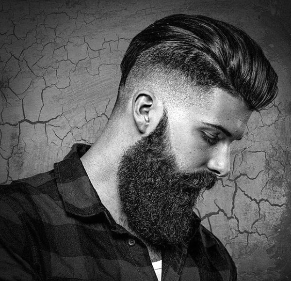 Slick Back Curly Hair For Males