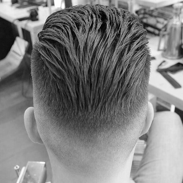 Slick Back Guys Long Hair