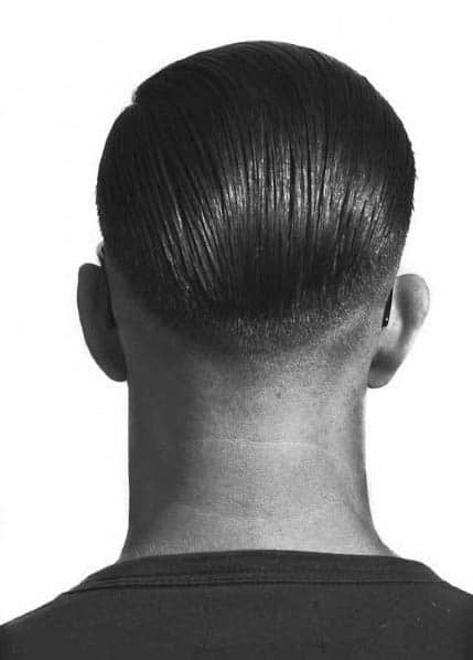 Slicked Back Greaser Hair For Men