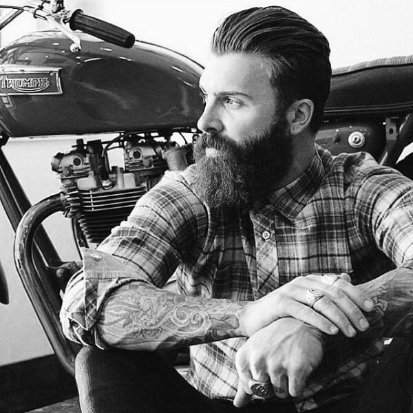 Slicked Back Hairstyles For Men With Medium Length Hair